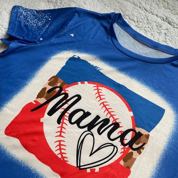 Susongeth - Bleached Mama Baseball T Shirt - Picture 2 of 6